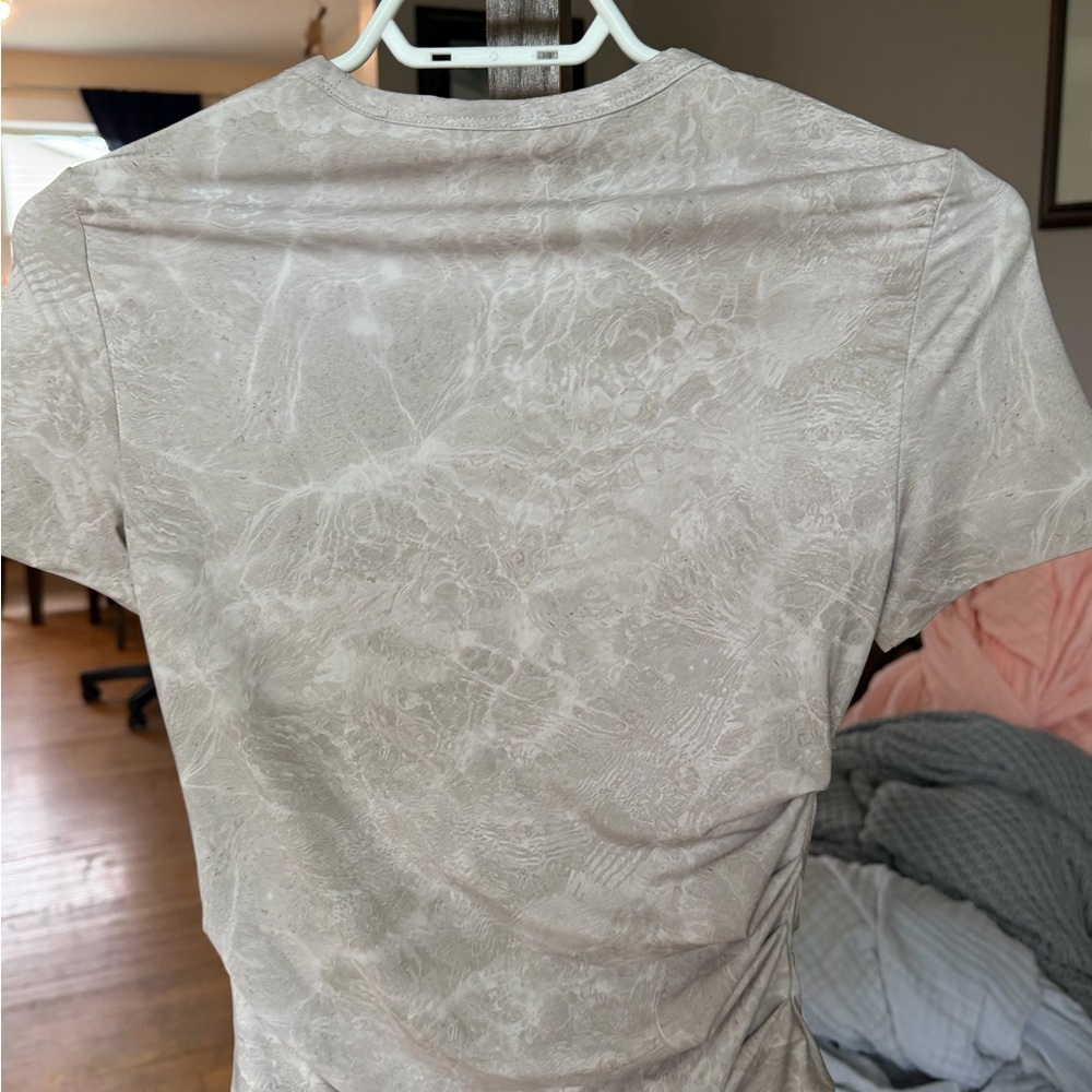 Helmut lang Neutral Marble-Print Tee - Picture 4 of 5